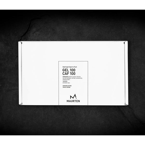 MAURTEN GEL CAF 100 – Pack de 12 Geles Energéticos con Cafeína