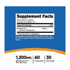 Berberina HCl 1.200mg – 60 cápsulas