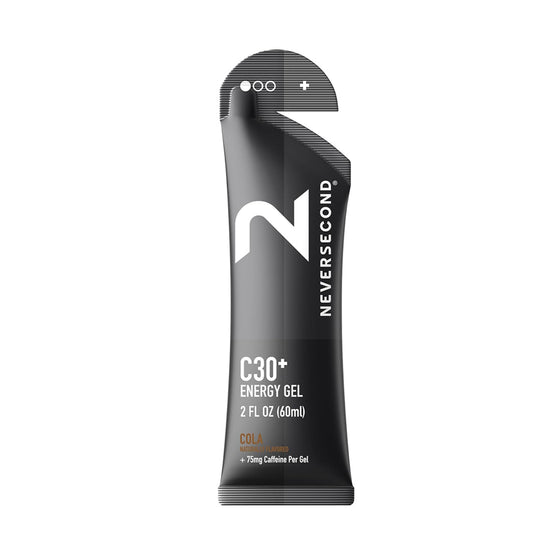 NEVERSECOND C30+ GEL CON CAFEÍNA – Paquete de 12, sabor Cola