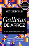 Galleta de Arroz con Chocolate Sin Azúcar