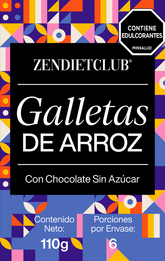 Galleta de Arroz con Chocolate Sin Azúcar
