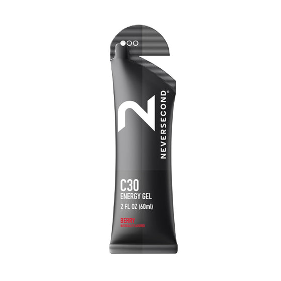 NEVERSECOND C30 GEL – Pack de 12 Geles Sabor Berry