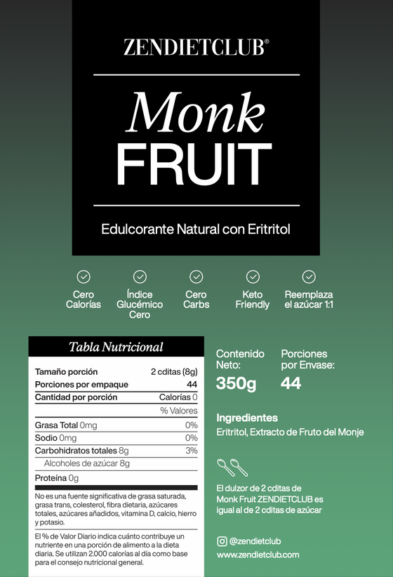 Monk Fruit Endulzante Natural