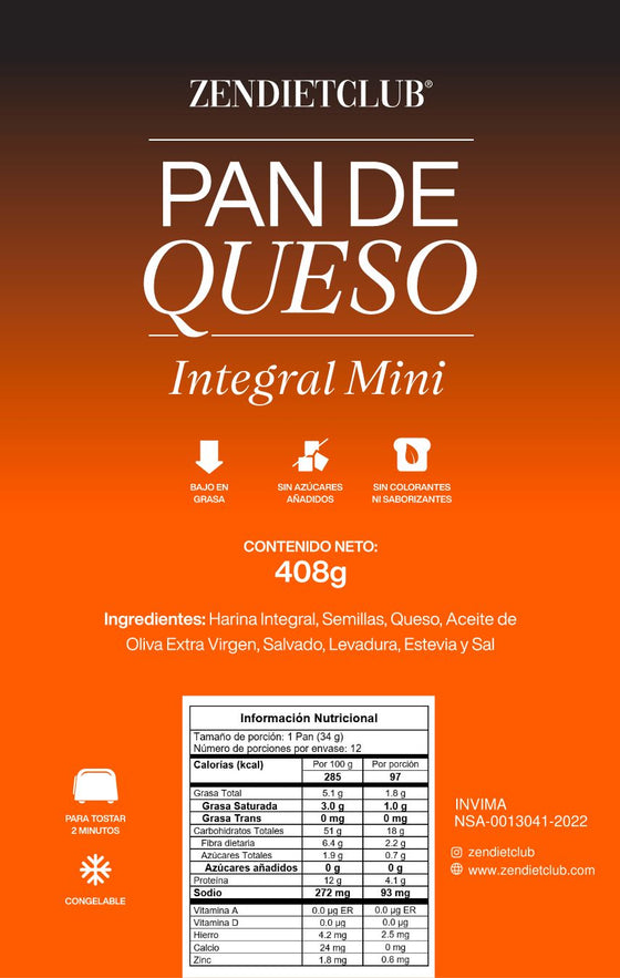 PAN DE QUESO INTEGRAL